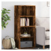 vidaXL Skříň highboard kouřový dub 50 x 41 x 124 cm kompozitní dřevo