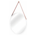 Zrcadlo LEMI 1, bambus/bílá