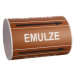 Páska na značení potrubí Signus M25 - EMULZE Samolepka 80 x 62 mm, délka 1,5 m, Kód: 26033