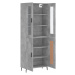 vidaXL Skříň highboard betonově šedá 69,5x34x180 cm kompozitní dřevo