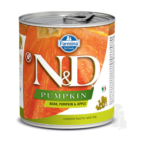 N&D DOG PUMPKIN Adult Boar & Apple 285g + Množstevní sleva 1+1 zdarma