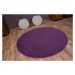 Dywany Lusczow Kulatý koberec AKTUA Breny fialový