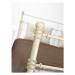 Kovová postel Amalfi kanape Rozměr: 90x200 cm, barva kovu: 5A černá zlatá patina
