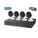 iGET HOMEGUARD HGNVK85304 Kamerový PoE systém se SMART detekcí pohybu, 8-kanálový FullHD NVR + 4