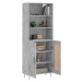 vidaXL Skříň highboard betonově šedá 69,5x34x180 cm kompozitní dřevo