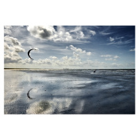 Fotografie Blue Kiting, Leon, 40 × 26.7 cm