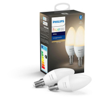 Philips HUE 8718699671273 Hue Bluetooth set 2x LED žárovka white E14 5,5W 470lm 2700K