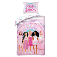 Jerry Fabrics Povlečení z mikrovlákna 140x200 + 70x90 cm - Barbie