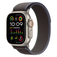 Apple Watch Ultra 2 GPS + Cellular, 49mm titanové pouzdro s modro-černým trailovým tahem - S/M -