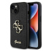 Guess hard kryt na iPhone 15 6.1" Black Glitter Script Big 4G