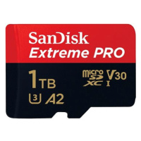 SanDisk microSDXC 1TB Extreme PRO + Rescue PRO Deluxe + SD adaptér