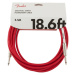 Fender Original Series 18.6' Instrument Cable Fiesta Red