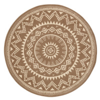 Hanse Home Collection koberce Kusový koberec Celebration 103443 Valencia Brown kruh - 200x200 (p