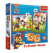 Trefl Puzzle 2v1 + pexeso Psí tým Tlapková patrola/Paw Patrol 27,5x20,5cm v krabici 28x28x6cm