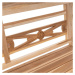 Divero DIVERO Zahradní dřevěná lavička 119 cm DS21513957