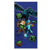 JERRY FABRICS Minecraft Metro Art Survive 70 × 140 cm