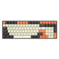 Klávesnice Royal Kludge RK100 RGB Mechanical Keyboard, Brown Switch (Black/Orange)