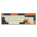 Klávesnice Royal Kludge RK100 RGB Mechanical Keyboard, Brown Switch (Black/Orange)