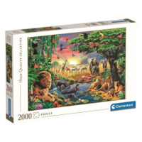 Clementoni - Puzzle 2000 Africké setkání