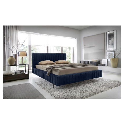 Artelta Manželská postel PLISSA | 180 x 200 cm Barevné provedení PLISSA: Velvetmat 40