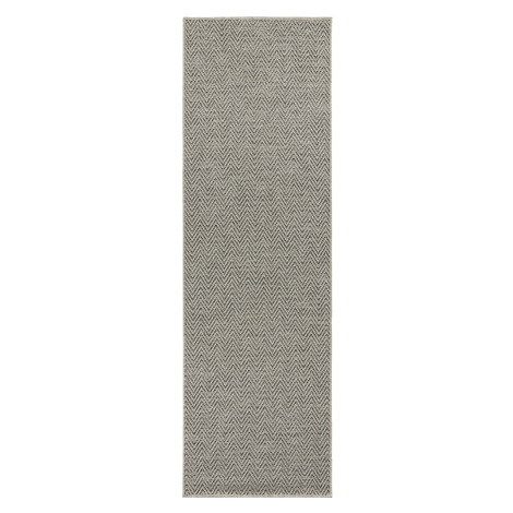 Kusový běhoun Hanse Home BT Carpet Nature 104269 Grey anthracite 80x250 cm