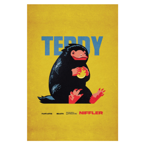 Umělecký tisk Fantastická zvířata  - Teddy, (26.7 x 40 cm)