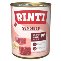 Výhodné balení RINTI Sensible 2 x 6 ks (12 x 800 g) - Hovězí s rýží