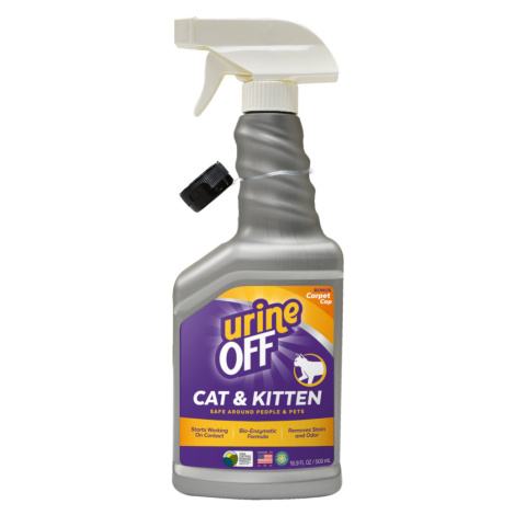Urine Off odstraňovač zápachu a skvrn, sprej 500 ml pro kočky - sprej 2 x 500 ml
