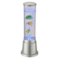 LEUCHTEN DIREKT is JUST LIGHT LED vodní sloupec, stříbrná, průměr 12,5cm, dekorativní RGB LD 851