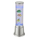 LEUCHTEN DIREKT is JUST LIGHT LED vodní sloupec, stříbrná, průměr 12,5cm, dekorativní RGB LD 851