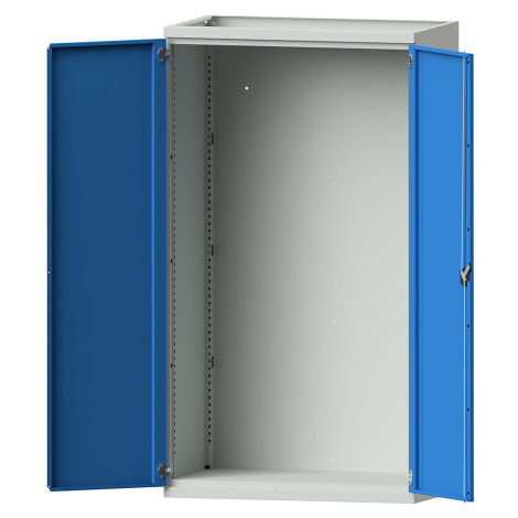 eurokraft pro Ocelová skříň pro velká zatížení, prázdná skříň - individuální vybavení, světle še