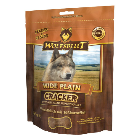 Wolfsblut Cracker Wide Plain, koňské maso a sladká brambora 3 × 225 g