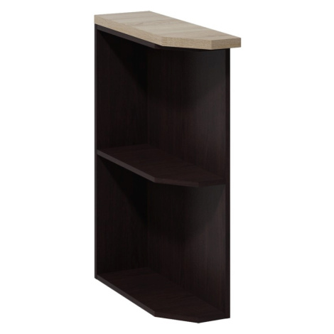 Vivaldi Spodní kuchyňská skříňka Livia 20 cm levá tmavě hnědá/dub sonoma