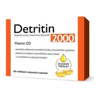 Detritin Vitamin D3 2000 IU 60 měkkých tobolek