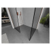 MEXEN/S Kioto Sprchová zástěna Walk-in 80 x 80 cm, černý vzor, růžové zlato 800-080-202-60-70-08