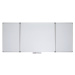 MAUL Sklopná bílá tabule, ocelový plech, s povlakem, š x v 1200 x 1000 mm