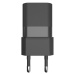 FIXED Mini nabíječka s USB-C a USB-A výstupem PD 20W a QC 3.0 černá