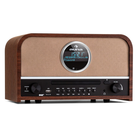 Auna auna Columbia, DAB rádio, 60 W, CD přehrávač, DAB+/UKW tuner, USB nahrávání, Bluetooth