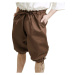 Bavlněné kalhoty krátké - hnědé, velikost L