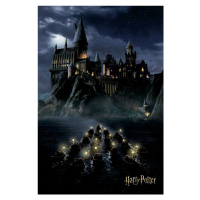 Umělecký tisk Harry Potter - Hogwarts, (26.7 x 40 cm)