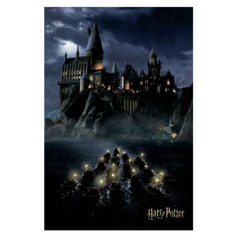 Umělecký tisk Harry Potter - Bradavice, (26.7 x 40 cm)