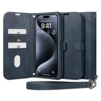 Spigen Wallet S Pro pouzdro iPhone 15 Pro Max modré