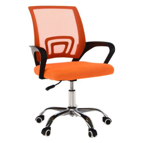 Kancelářská židle CENCTRY oranžová/černá FOR LIVING