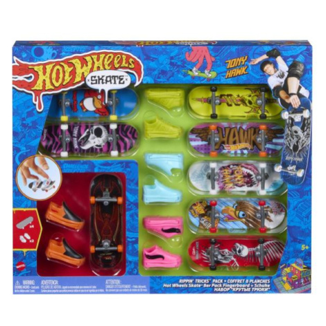 Hot Wheels Skates 8ks fingerboard a boty Mattel