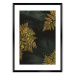Dekoria Plakát Golden Leaves II, 30 x 40 cm, Zvolit rámek: Černý
