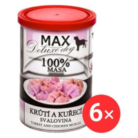 Sokol Falco MAX deluxe krůtí a kuřecí svalovina 6 × 400 g