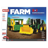 ROTO Farm Farmářská technika 265 dílků 9v1 konstrukční STAVEBNICE