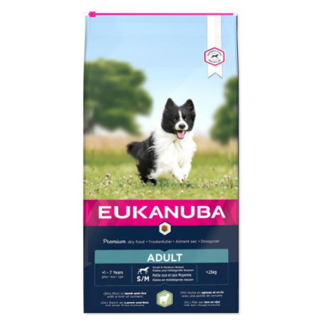 EUK ADULT SMALL & MEDIUM LAMB 12KG Eukanuba