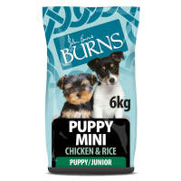 Burns Dog Puppy & Junior Mini Chicken & Rice - 2 x 6 kg