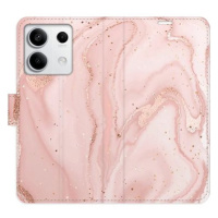 iSaprio flip pouzdro RoseGold Marble pro Xiaomi Redmi Note 13 5G